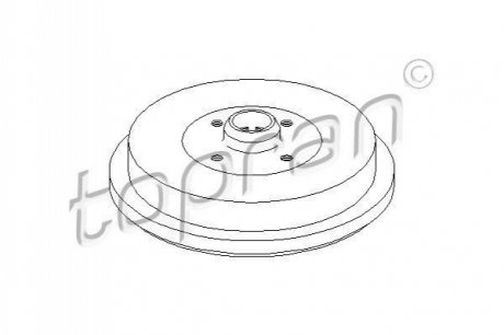 Гальмівний барабан TOPRAN 103 513