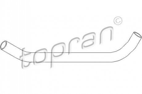 Шланг радіатора TOPRAN 104 205 (фото 1)