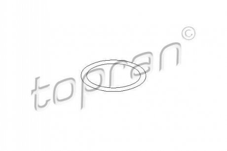 Уплотняющее кольцо, масляный радиатор. TOPRAN 104 526