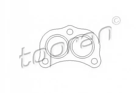 Прокладка, труба выхлопного газа TOPRAN 107 210