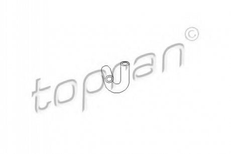 Шланг радіатора TOPRAN 107 304