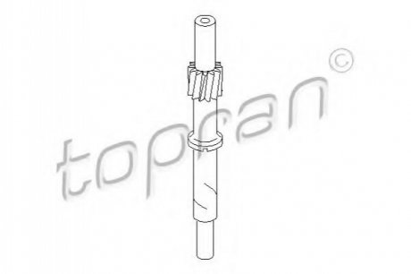Тросик спидометра TOPRAN 107 401 (фото 1)