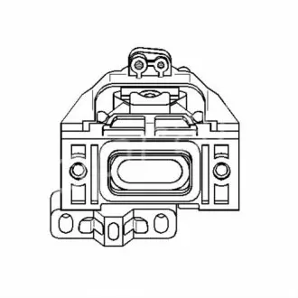 Подвеска, двигатель TOPRAN 107 974