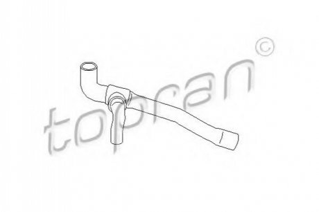 Шланг радіатора TOPRAN 109 009 (фото 1)