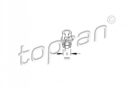 Зажим, молдинг / защитная накладка TOPRAN 109 034 (фото 1)