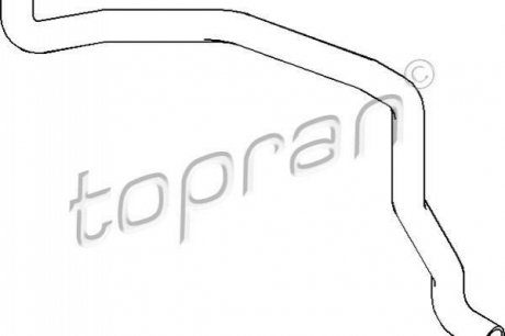 Шланг радиатора TOPRAN 109 193