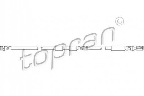 Тормозные шланги TOPRAN 110 393 (фото 1)