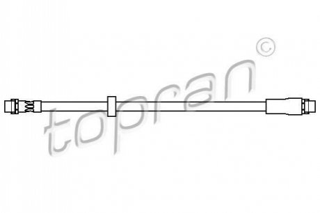 Тормозные шланги TOPRAN 110 411 (фото 1)