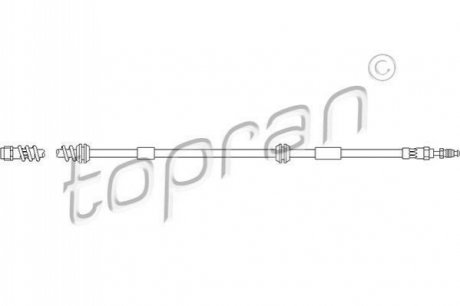 Тормозные шланги TOPRAN 111 058 (фото 1)