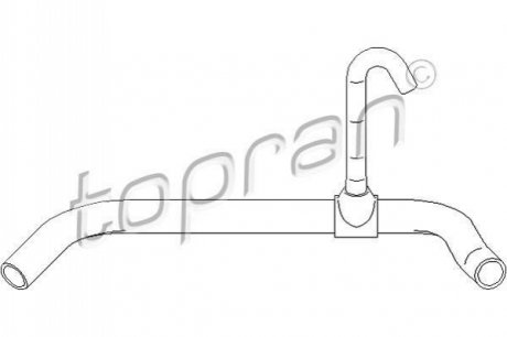 Шланг радиатора TOPRAN 111 799 (фото 1)