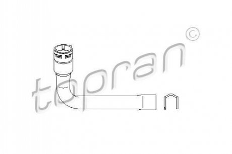 Шланг радиатора TOPRAN 111 975 (фото 1)