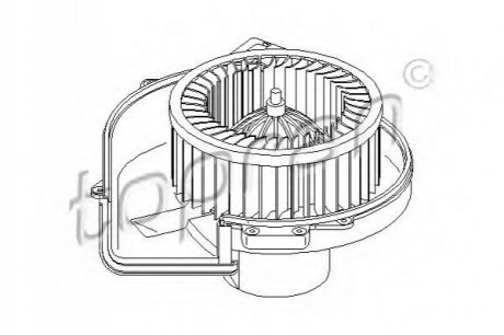 Электродвигатель, вентиляция салона TOPRAN 111 981 (фото 1)