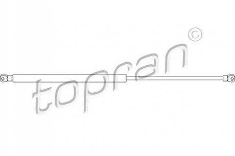 Амортизаторы капота/багажника TOPRAN 112 057