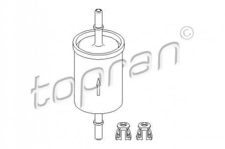 Топливный фильтр TOPRAN 201 622 (фото 1)