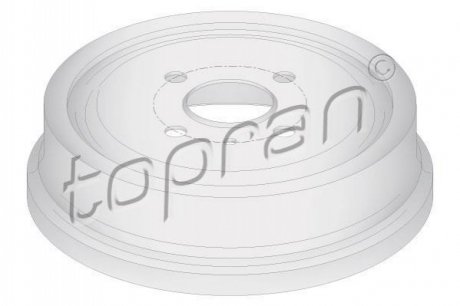 Гальмівний барабан TOPRAN 205 238 (фото 1)