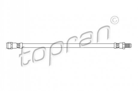 Гальмівний шланг TOPRAN 400 426 (фото 1)