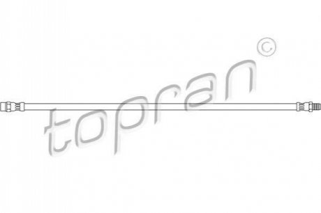 Шланг гальм. задній TOPRAN 401 064