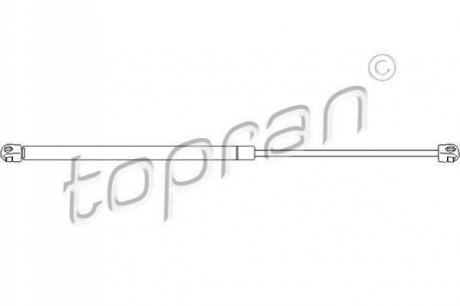 Амортизаторы капота/багажника TOPRAN 401 486