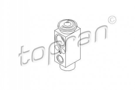Розширювальний клапан кондиціонера TOPRAN 407 785 (фото 1)
