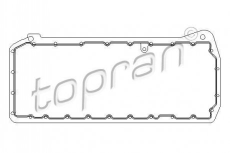 Прокладка оливного піддона TOPRAN 500 906 (фото 1)