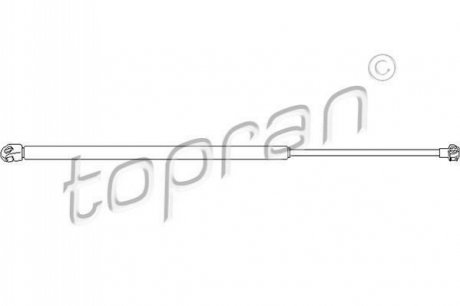 Амортизатори капота/багажника TOPRAN 501 809