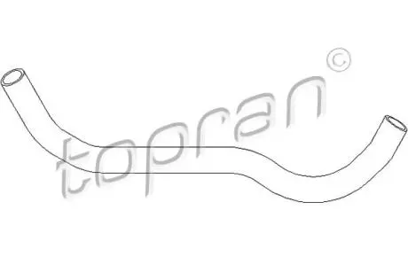 Шланг радиатора TOPRAN 103 382