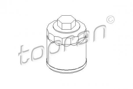 Фильтр масляный VW Caddy II-III 1.4 (95-10), Polo 1.0-1.4 (92-01) (TOPRAN) TOPRAN 107 694