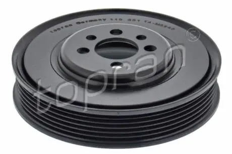 Ремінний шків, колінчастий вал TOPRAN 110 801