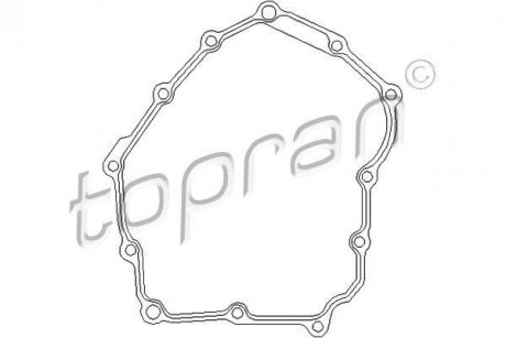 Прокладка корпуса коробки передач TOPRAN 113 233 (фото 1)