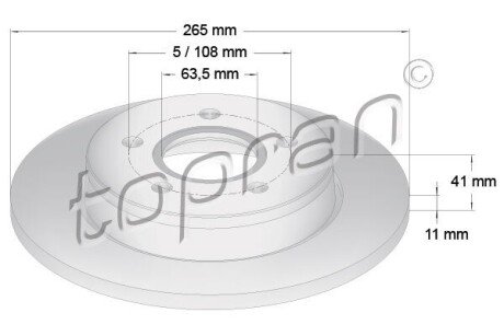 Тормозные диски TOPRAN 302332