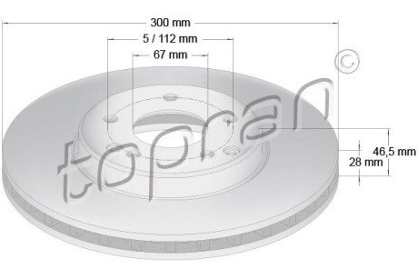 Тормозные диски TOPRAN 400855