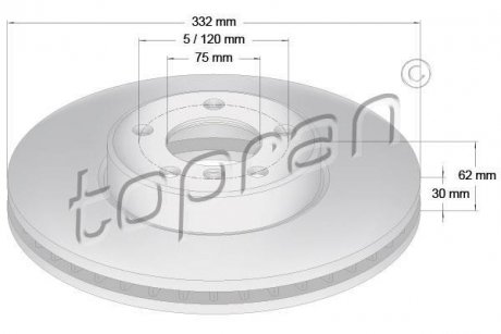 Тормозные диски TOPRAN 501190