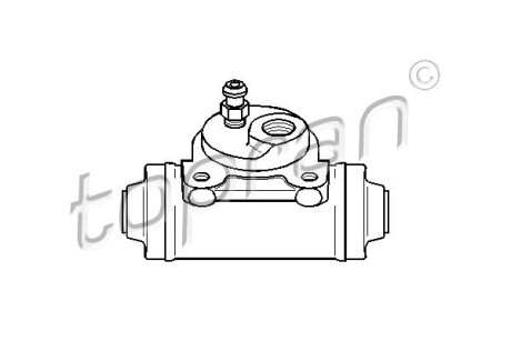 Колесный тормозной цилиндр TOPRAN 720 978