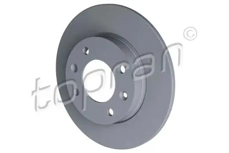 Задній гальмівний диск TOPRAN 721 182