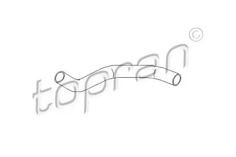 Шланг, вентиляция картера TOPRAN 721 793