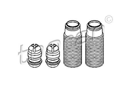 Пылезащитный комплект, амортизатор TOPRAN 914 001