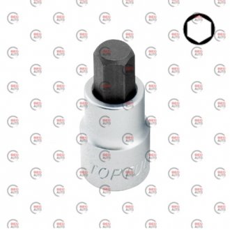 Головка з насадкою hex 5мм 1/4" Toptul BCDA0805