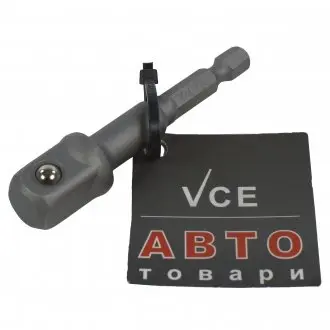 Переходник 1/4"х1/2" l72 (6-гр. под шуруповерт х квадрат) Toptul FPKA0816