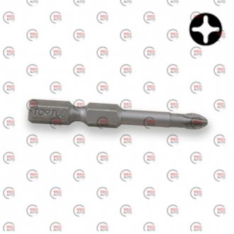 Насадка 1/4" 50мм ph2 магнітна anti-slip (під шуруповерт) Toptul FSMA0802