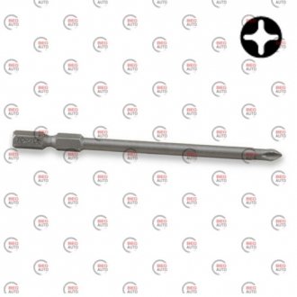 Насадка 1/4" 100мм ph2 магнітна anti-slip (під шуруповерт) Toptul FSMB0802