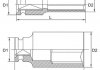 Головка торцева ударна 3/4" довга 34мм Toptul KABE2434 (фото 2)