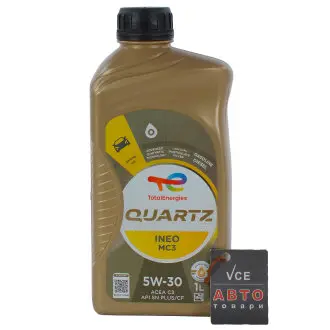 Моторное масло QUARTZ INEO MC3 5W30 1л TOTAL 213769