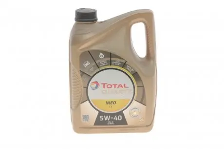 Моторное масло QUARTZ INEO C3 5W40 5л TOTAL 213790
