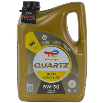 Моторное масло QUARTZ INEO LONG LIFE 5W30 5л TOTAL 213819