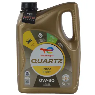 Моторное масло QUARTZ INEO FIRST 0W30 5л TOTAL 213833