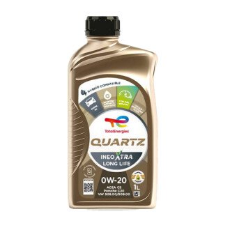 Моторное масло QUARTZ INEO XTRA LONG LIFE 0W20 1л TOTAL 216188