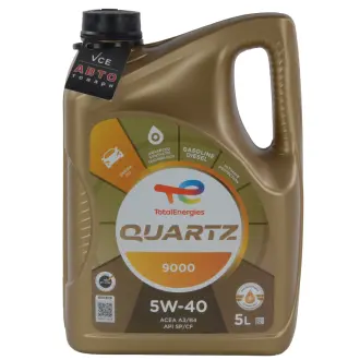 Моторное масло QUARTZ 9000 5W40 5л TOTAL 216605