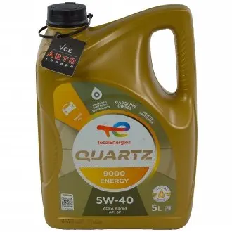Моторное масло QUARTZ 9000 ENERGY 5W40 5л TOTAL 216609