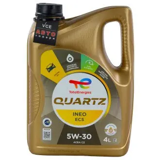 Моторное масло QUARTZ INEO ECS 5W30 4л TOTAL 216635