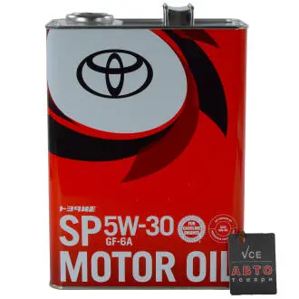 Масло моторное SP/GF-6A 5W30 4л TOYOTA 08880-13705